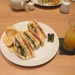 クラブハウスサンドイッチセット(かんみこより 阪急うめだ本店)