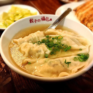 山海スープ餃子(餃子の福包 中目黒店)