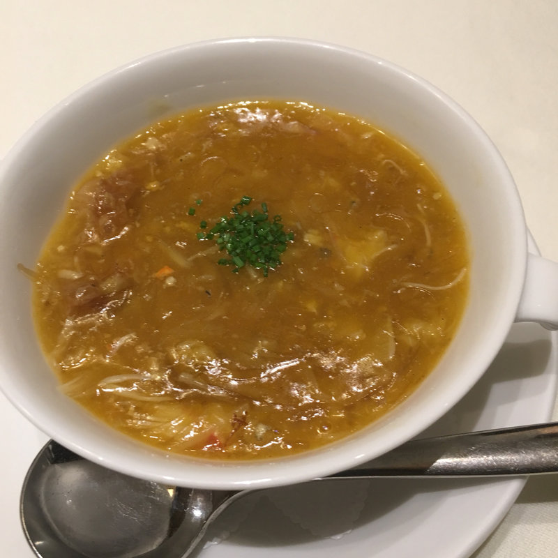 蟹の卵とふかひれの煮込み(四川飯店 名古屋 )