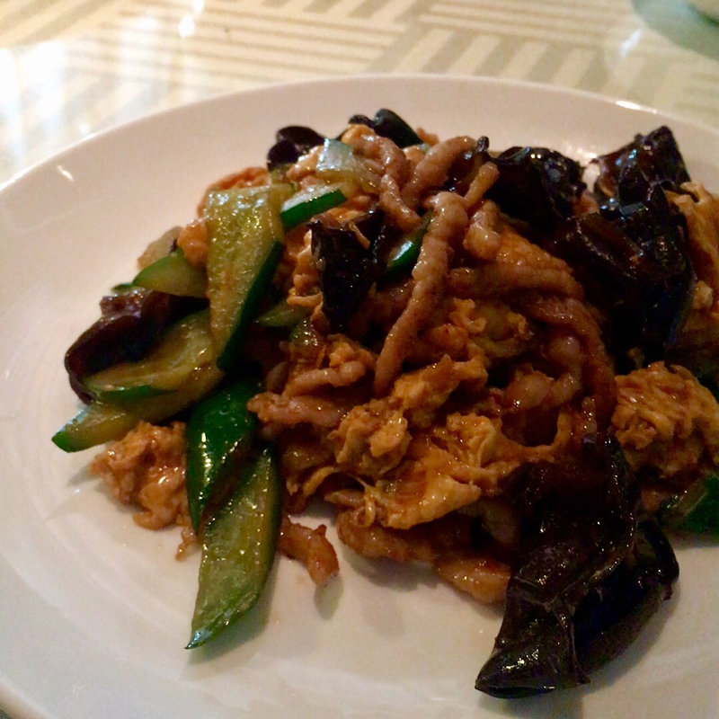 木耳 豚肉 玉子炒め(涵梅舫)