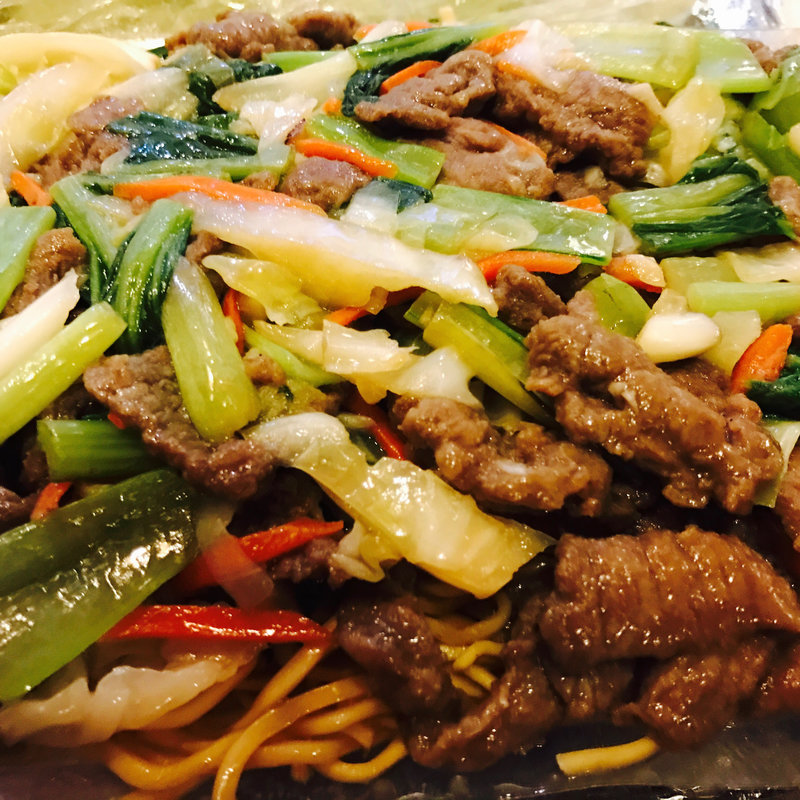 炒麺(中国山菜KIM)