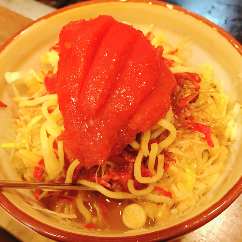 明太子もんじゃ ハーフ(もんじゃ 近どう)