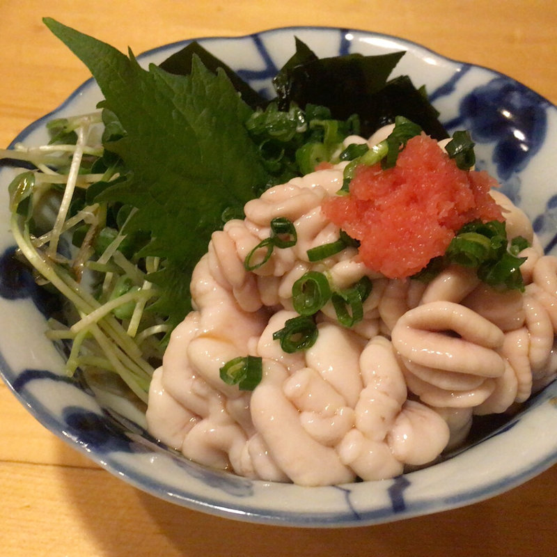 白子ポン酢(地酒蕎麦 学大角打)