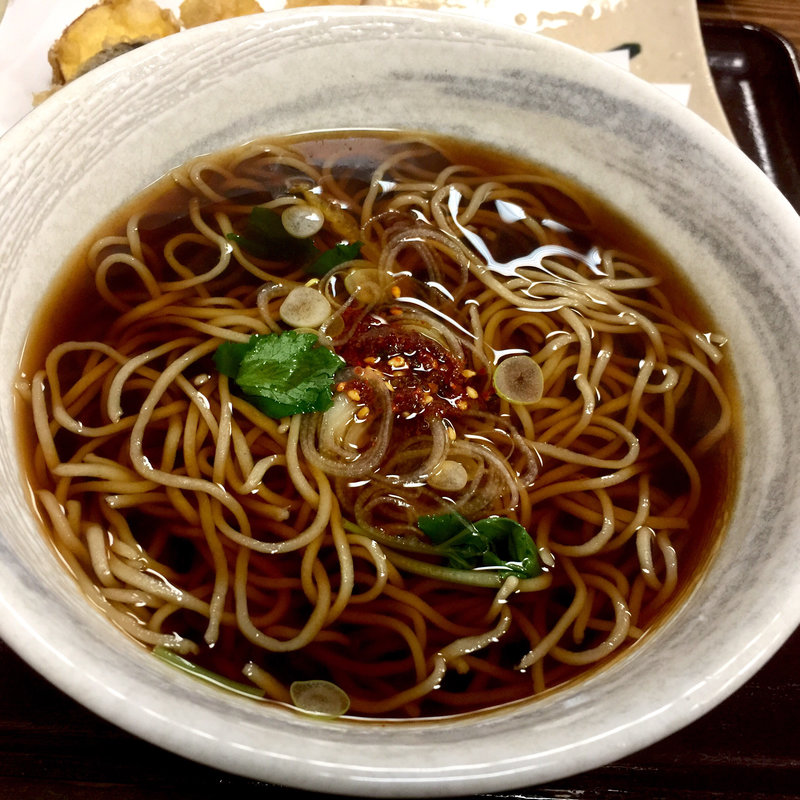 かけそば(萬寿庵)