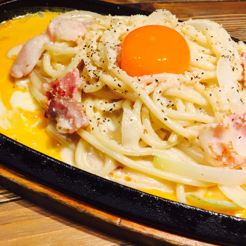 塚だまカルボナーラ(宮崎県日南市 塚田農場 浜松町南口店 )