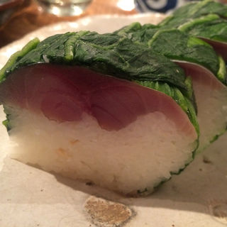 鯖寿司(藁焼  みかん)