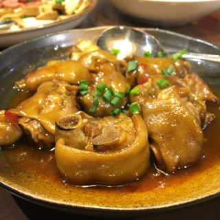 トロトロ豚足のピリ辛(李湘潭湘菜館)