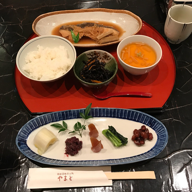粕炊き煮魚 やまと定食(膳処 やまと サカエチカ店)