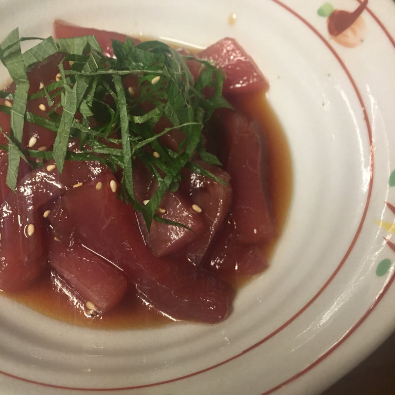 まぐろユッケ(肴や のんき)