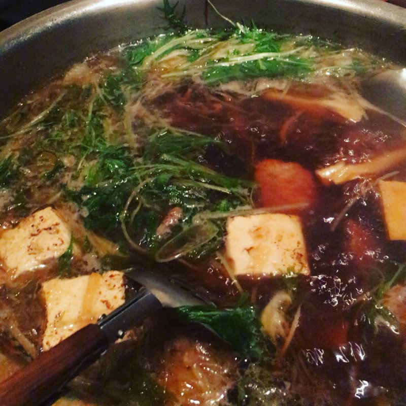 鴨鍋(肥後橋南蛮亭)