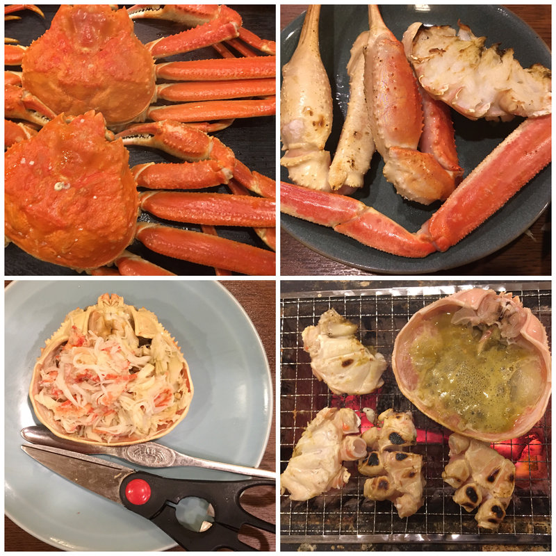 茹で蟹食べ放題＋焼き蟹＋ごはん＋汁もの(弁吉 （べんきち）)