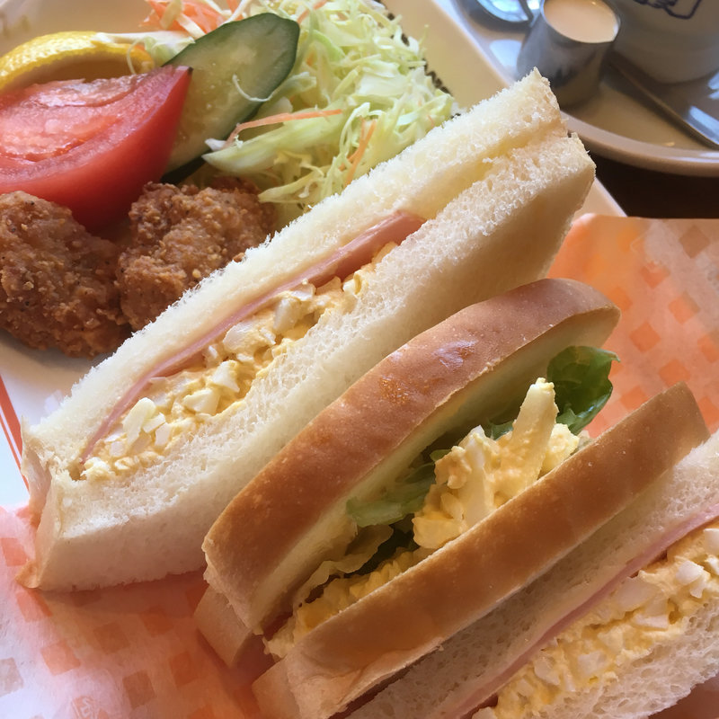 たまとまレタスサンド(コメダ珈琲カタクラパーク店)