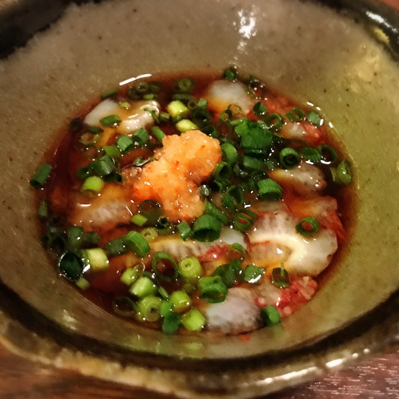 赤ナマコポン酢(葱鮪屋)