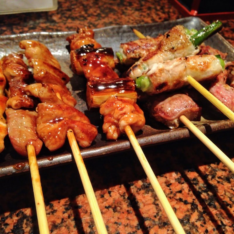 串盛り(焼鳥の西屋 鹿児島中央駅店 )