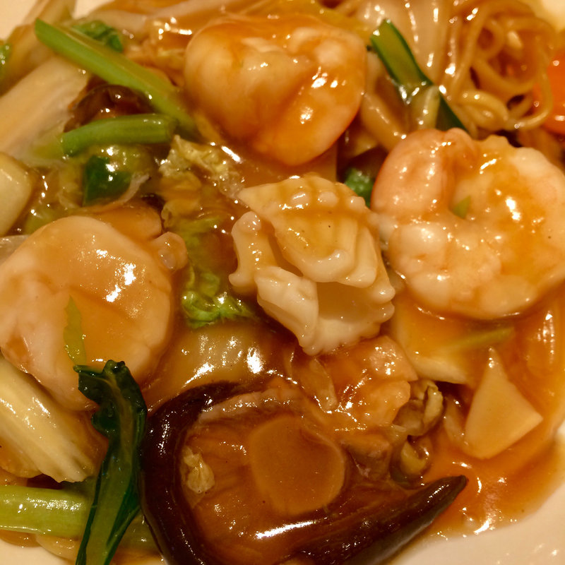 あんかけやきそば(広東炒麺南国酒家)