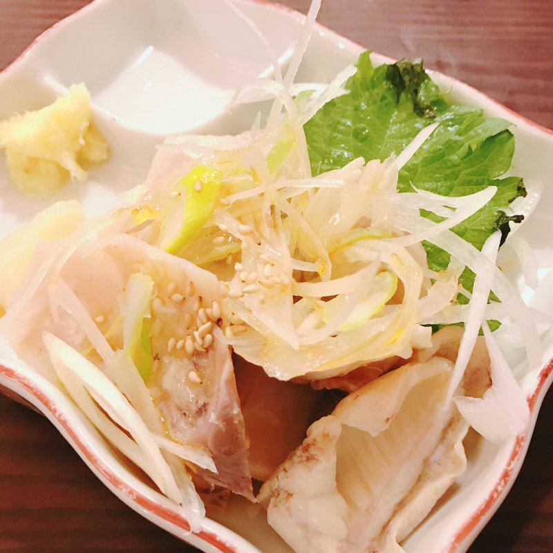 豚ガツ刺し(やきとり にしだ屋 新秋津店)