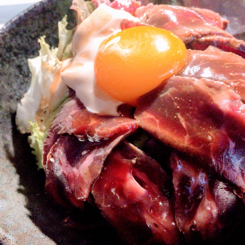 桜島ローストビーフ丼(やまさきの焼肉 )