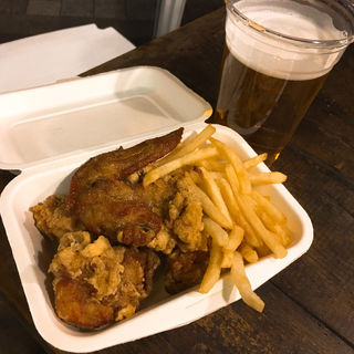 からあげ食べ放題ハイボール飲み放題+生ビールオプション（1h）(あげばか)