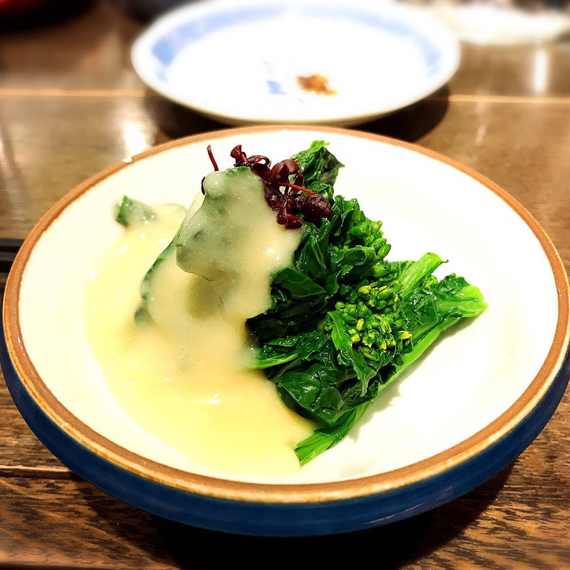 菜の花酢味噌がけ(ここら屋 中目黒店 )