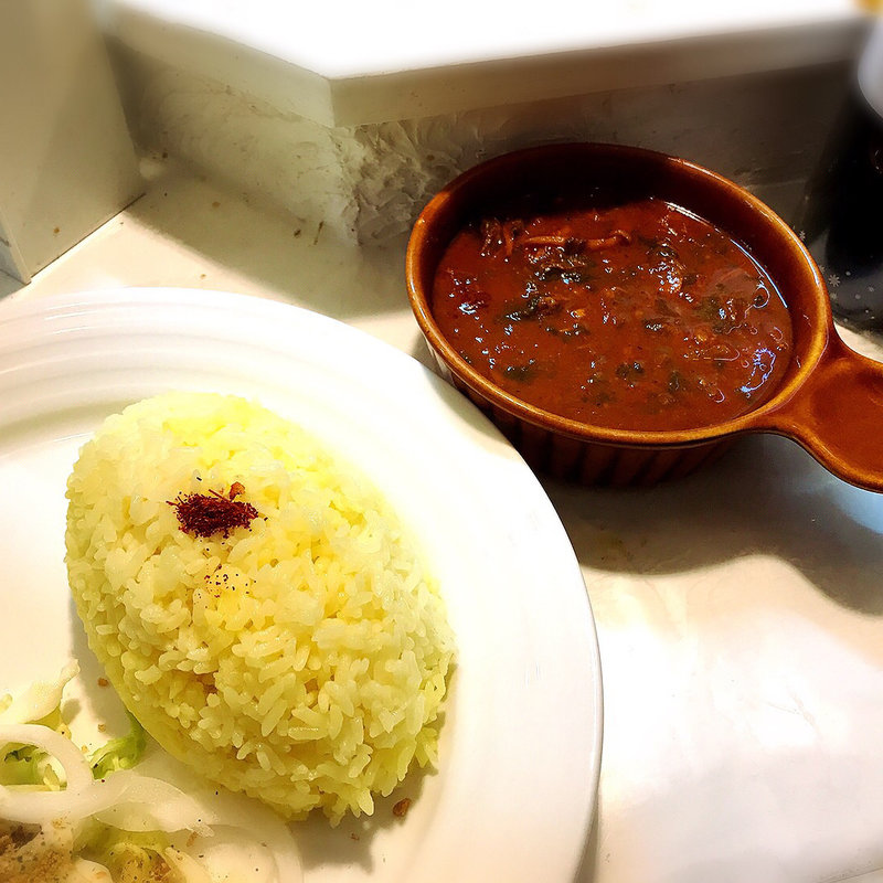 ほうれん草チキンカレー(カレーブースとんがらし)