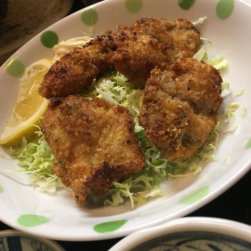カキフライ定食(幸喜寿し)
