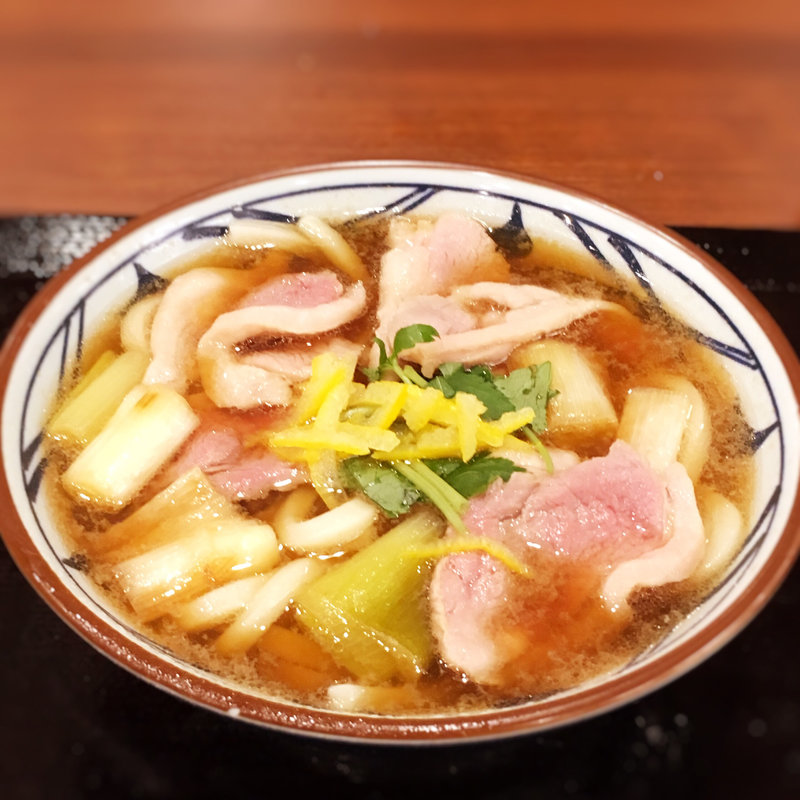 鴨ねぎうどん(並)(丸亀製麺福岡賀茂)