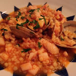 魚介の旨みたっぷり サルデーニャ郷土パスタ“”フレーグラ(Osteria Vino PORCO ROSSO（ポルコロッソ）)