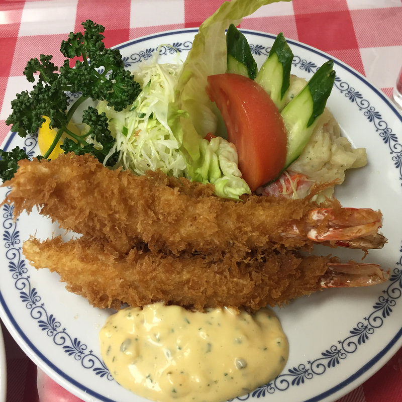 エビフライ(煉瓦亭)