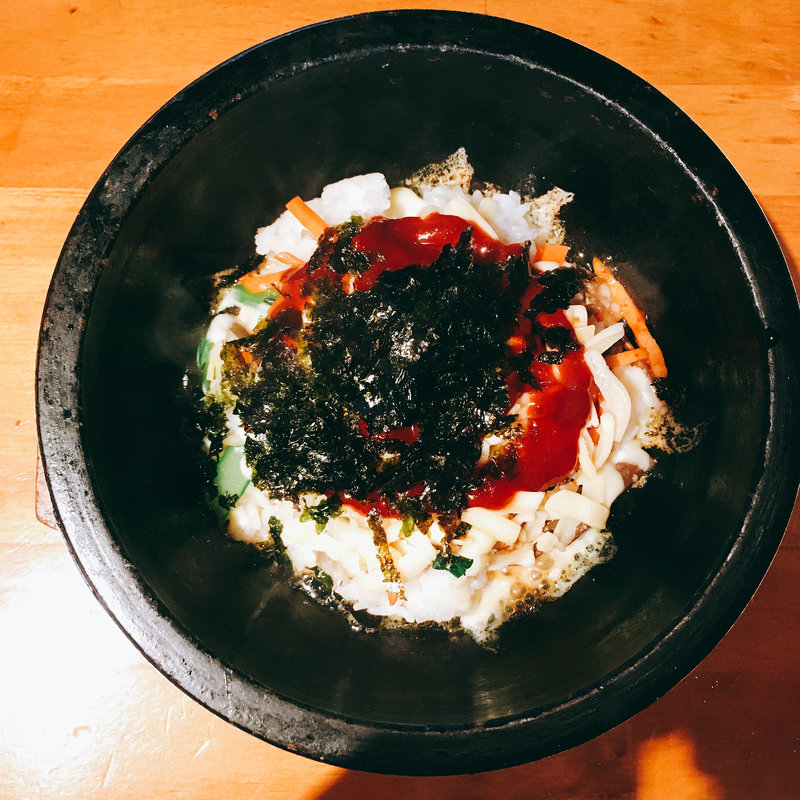 チーズ石焼ビビンパ(とうがらし 外苑前本店)