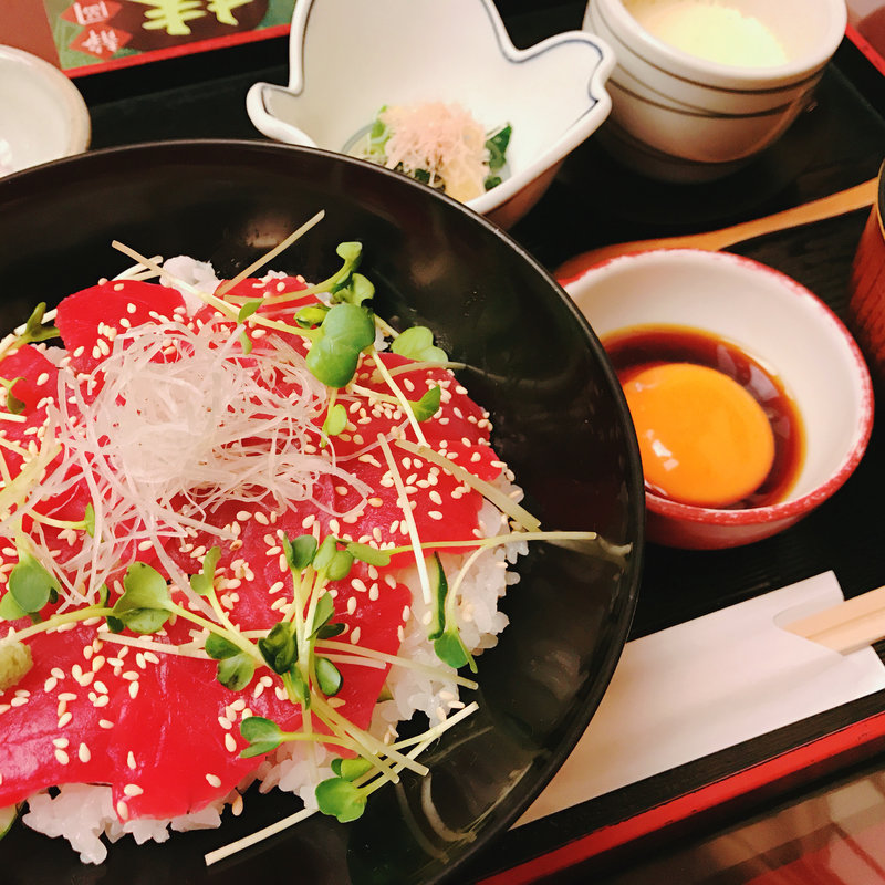 中落ちマグロ丼(青柳 )