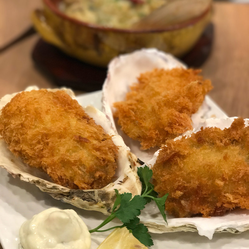 牡蠣フライ(ビストロあっけし)