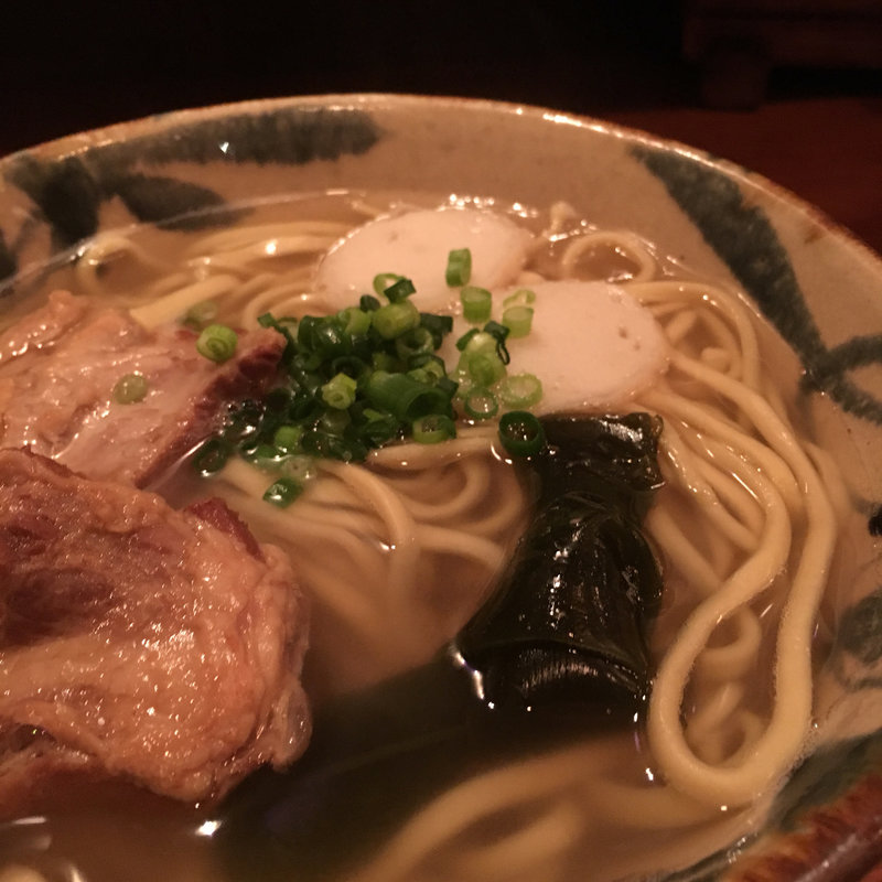 ソーキそば(残波の風)