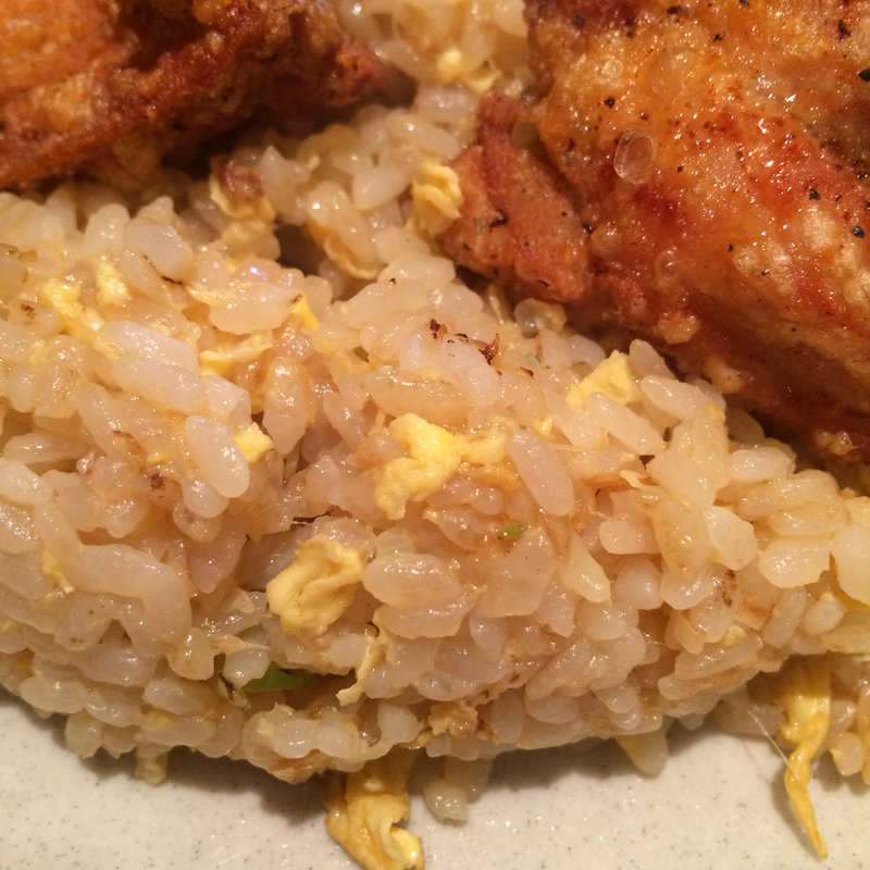 唐揚げチャーハン(日の出飯店)