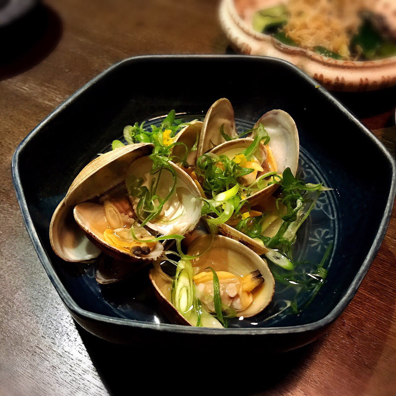 あさりの酒蒸し(和酒和食 恵比寿 黒帯)