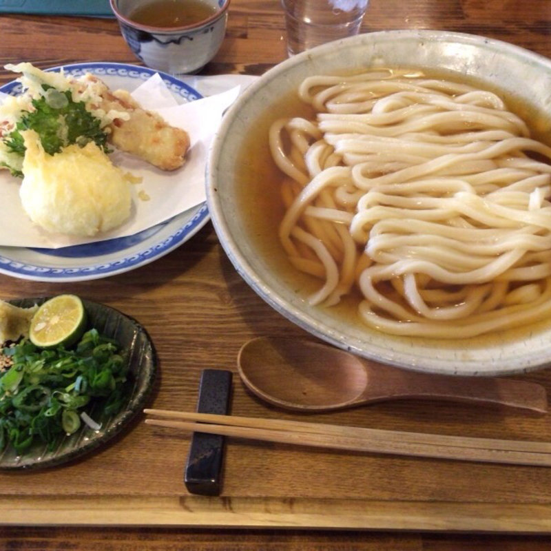 ちく玉ぶっかけ(おうどん くるみ家)