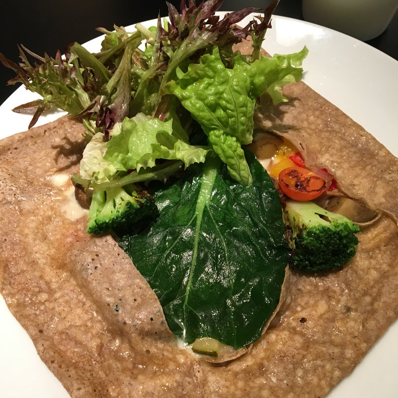 季節の彩り野菜とチーズのガレット(ティ・ロランド ガレットハウス 西武渋谷店 )