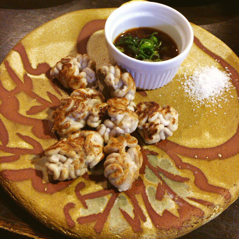 白子の鉄板焼(哲剣)