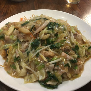パリパリ麺の皿うどん(福寿飯店 )