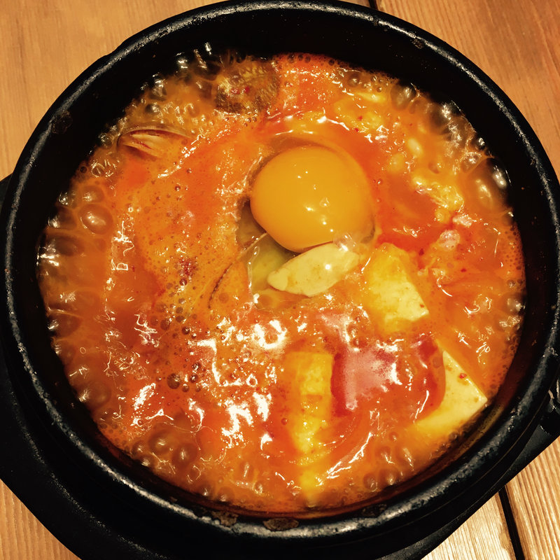 アサリのスンドゥプチゲ(草の花 グランデュオ蒲田店)