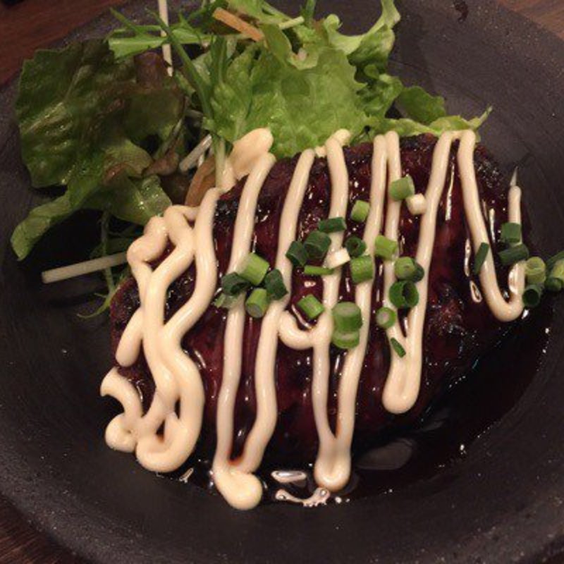 マグロのテリヤキハンバーグ(金魚屋)