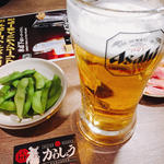 生ビール(とんちゃんセンター かわしょう)