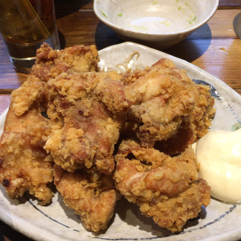 鶏の唐揚げセット(しずる 経堂店)