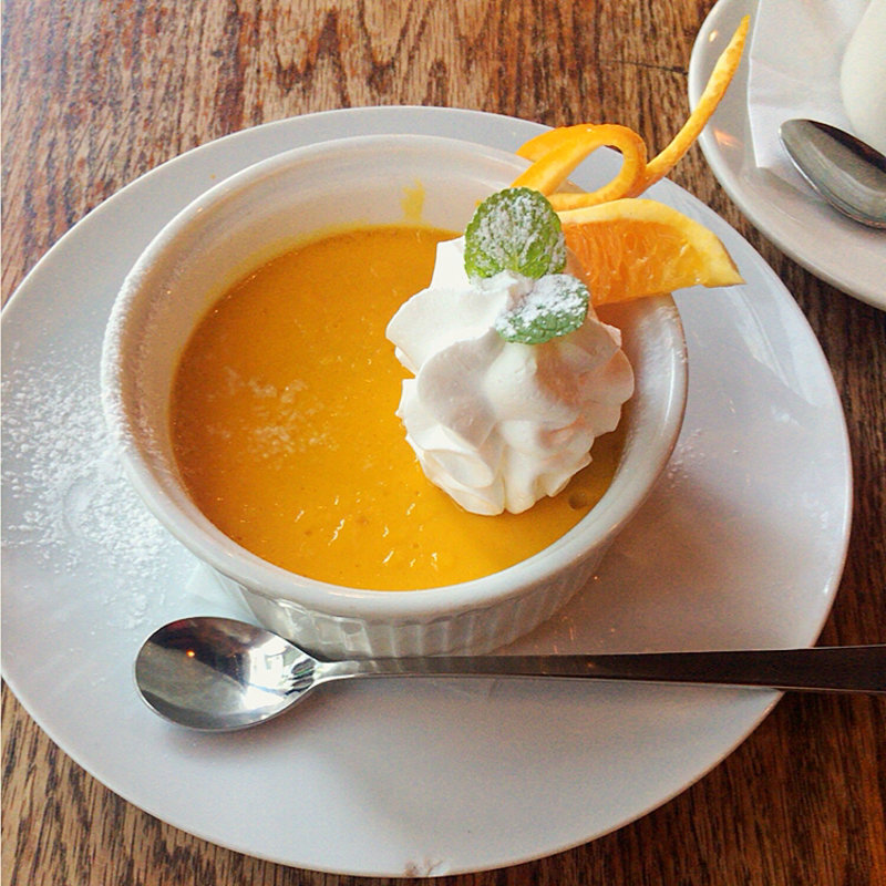 かぼちゃのプリン(Yonchome Cafe （ヨンチョウメ カフェ）)