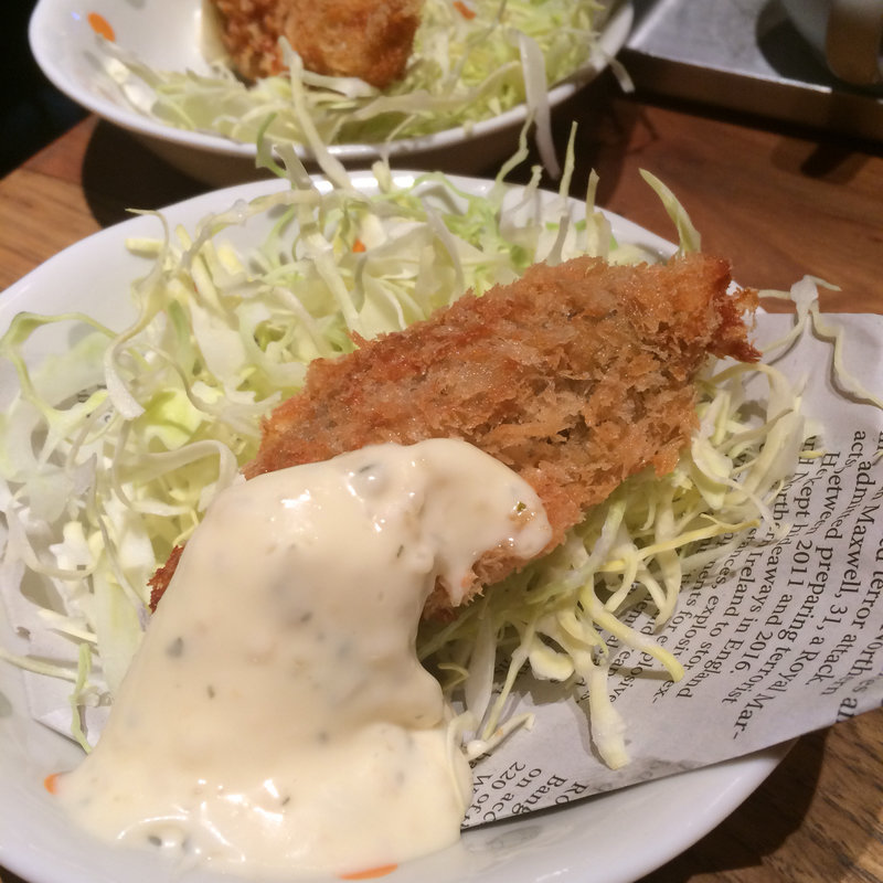 カキフライ1個(TAVERNA UOKIN 京橋店)