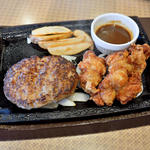 ハンバーグ＆唐揚げ(ステーキガスト 高松松縄店 )