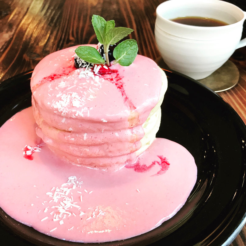ホワイトベリーパンケーキ(24/7 coffee&roaster shibuya)