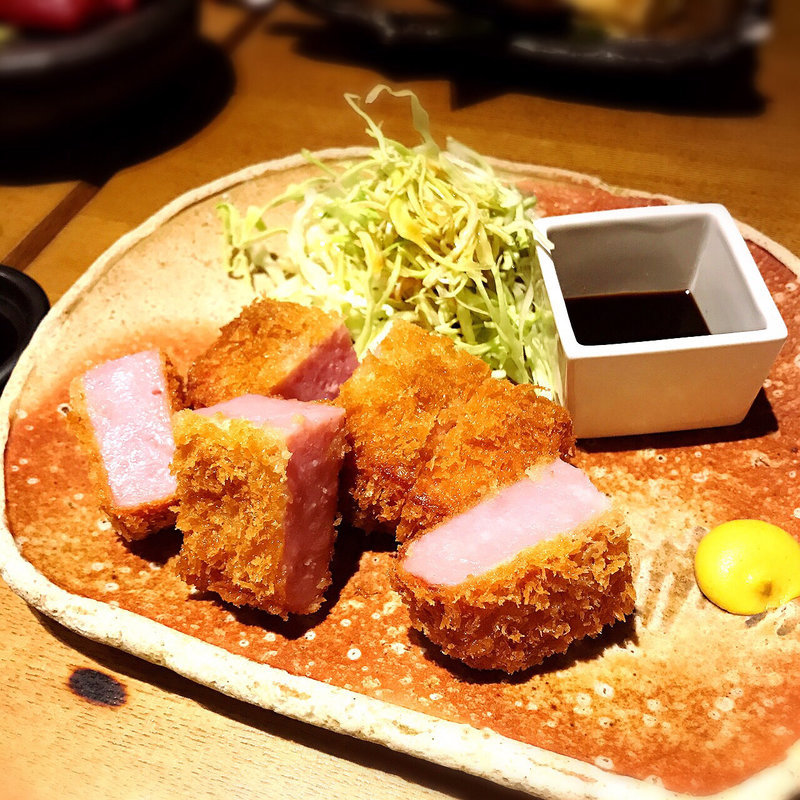 厚切りハムカツ(なかめのてっぺん 本店 )