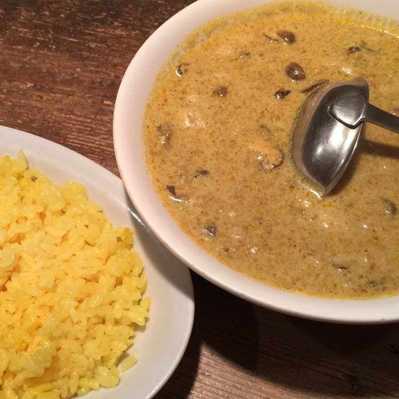 きのこのカシューナッツソースカレー(バオバブ （BAOBAB）)