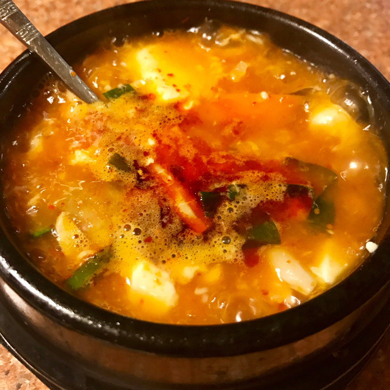 純豆腐定食(ソウルハウス)