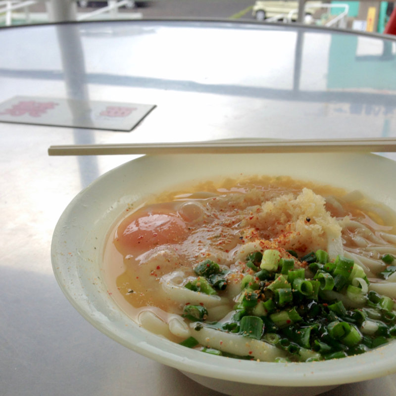 月見うどん(やぶ金 桜島フェリー店 )